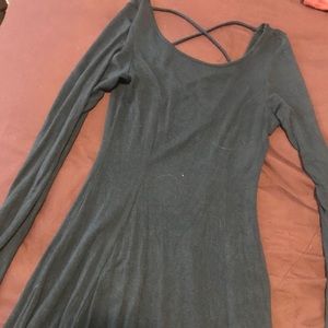 Cross back dress